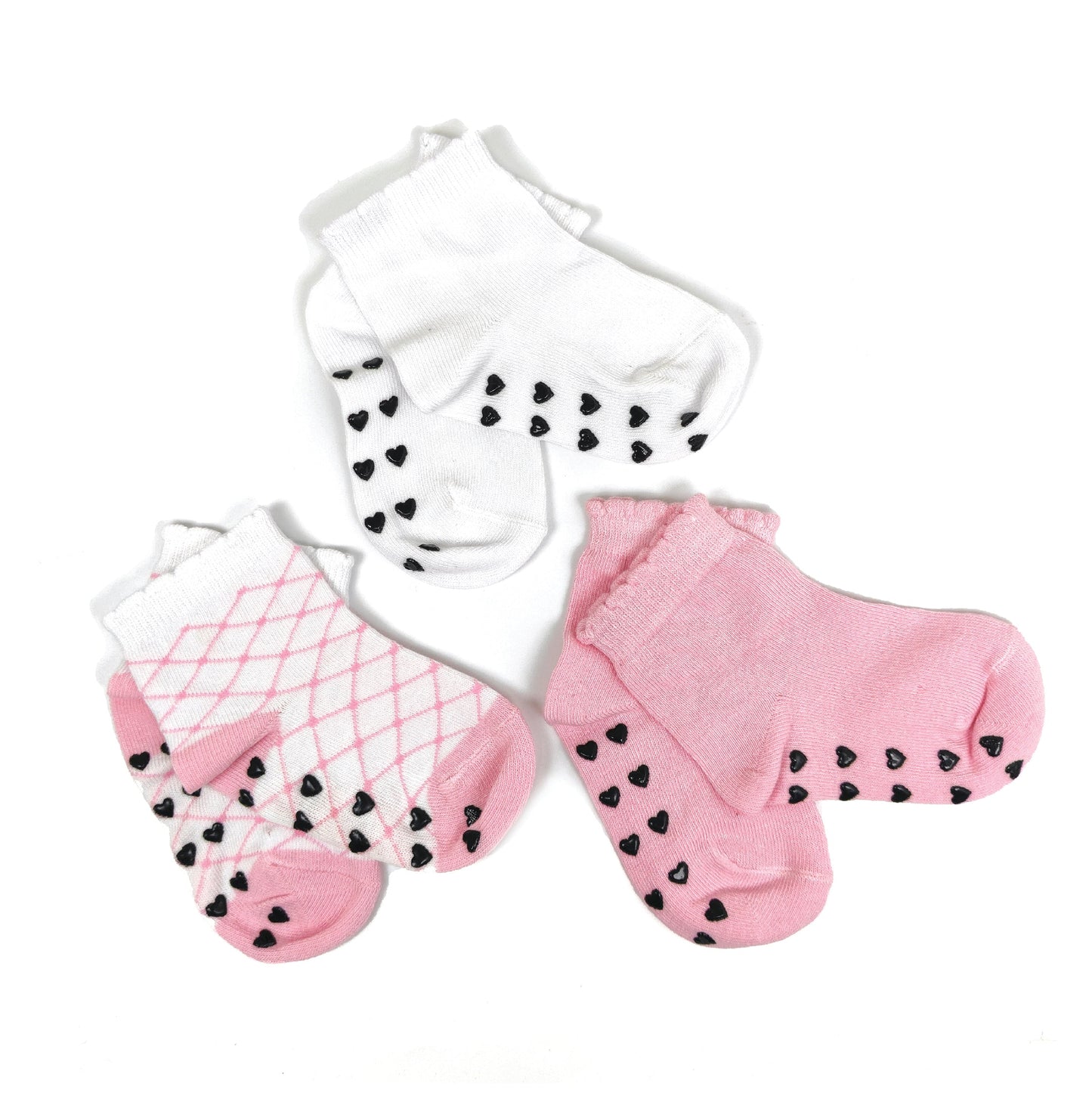 Infant Girl Socks - Anti Skid