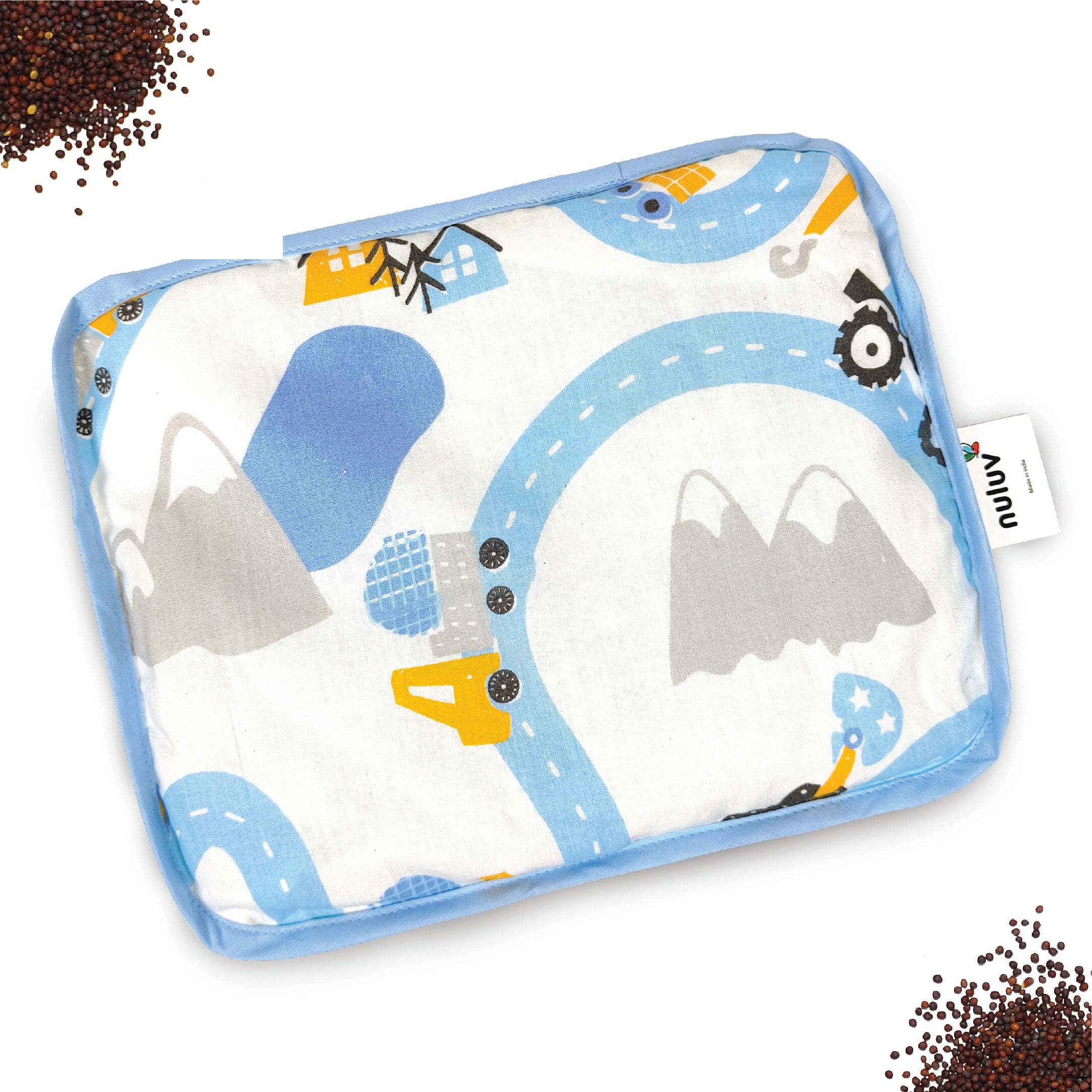 Nuluv Baby Rai Mustard Seeds Pillow