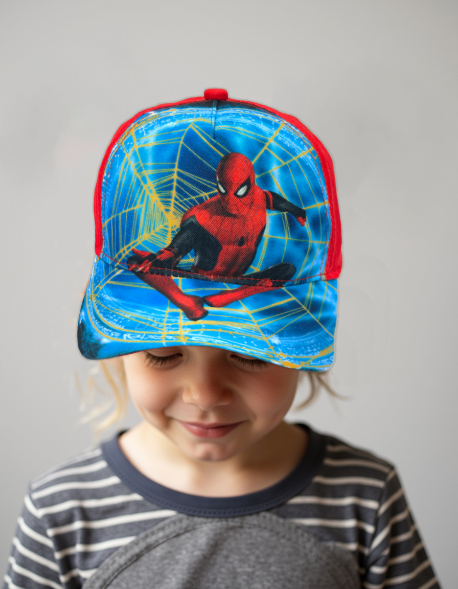 Spiderman Kids Cap (3-8 Yrs)