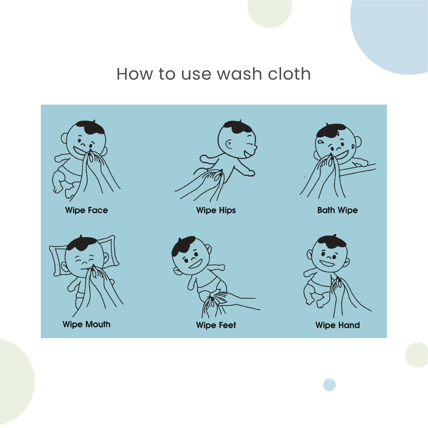 Nuluv Blue Whale Wash Cloth (0 to 6 Months)